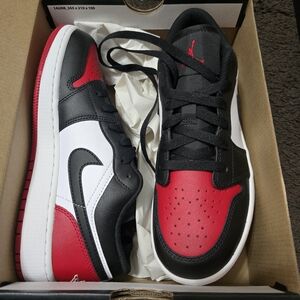 Nike Air Jordan Low Red Black Sneakers